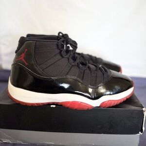 AUTHENTIC Jordan 11 Retro Bred size 13 378037-061 2019 PRE-OWNED